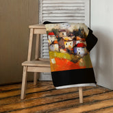 Autumn Harvest Landscape Bath Towel